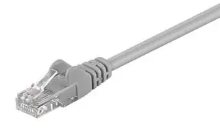 Goobay 68377 CAT 5e patch kábel U/UTP 5 m sivá