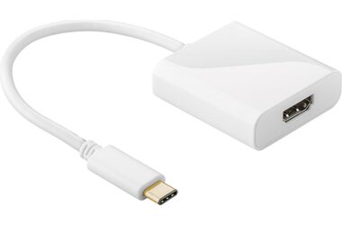 Goobay 66259 adaptér USB-C na HDMI biela
