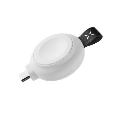 FIXED Orb Nabíjačka pre Apple Watch s podporou rýchlonabíjania biela / MFi certifikácia