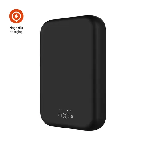 FIXED MagZen 10 000 mAh Powerbanka (2nd gen.) s bezdrôtovým nabíjaním a podporou MagSafe čierna
