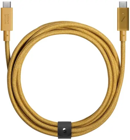Native Union Belt Cable Pre USB-C - Lighning 2.4m oranžová