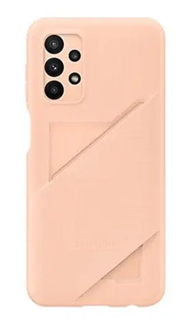 SAMSUNG Card Slot Case púzdro pre Samsung A23 5G oranžová / zadný kryt / priestor pre kreditnú kartu