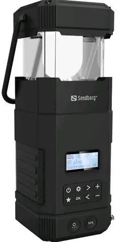 Sandberg Survivor Lantern All-in1 / powerbanka / svietidlo / BT reproduktor / rádio 10000mAh