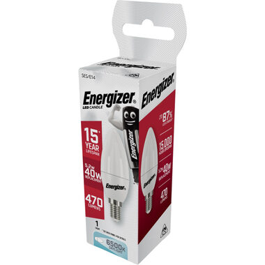 Energizer S9418 LED Sviečka žiarovka 5.9W / Pätica E14 / 2700K / 470 lm