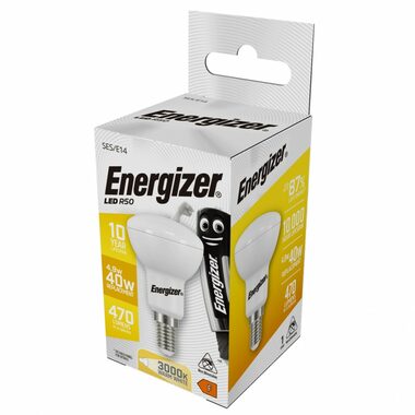 Energizer S17542 LED R50 žiarovka 4.9W / Pätica E14 / 3000K / 470lm