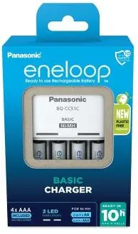 Panasonic K-KJ51MCD04E Eneloop Basic nabíjačka + 4X AAA 800 mAh / Ni-MH / 4ks
