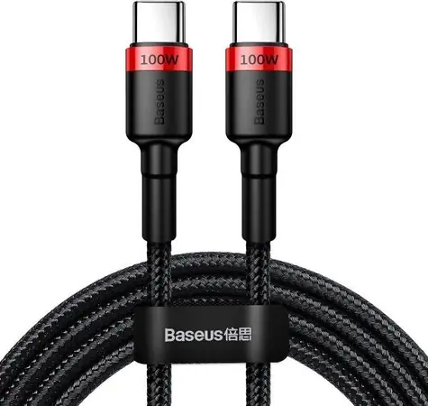 Baseus CATKLF-AL91 Kábel USB-C (M) - USB-C (M) 2 m čierna / PD 2.0 / 100W