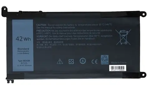 Trx Batéria pre notebooky DELL 3600 mAh / Inspiron 5368 / 5378 / 5379 / 5482 / 5565 / 5567 / 5568 / 5570 / 7560