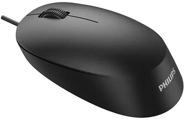 Philips SPK7207BL/00 čierna / Myš / optická / 1200 DPI / 3 tlačidlá / USB-A / 1.5m