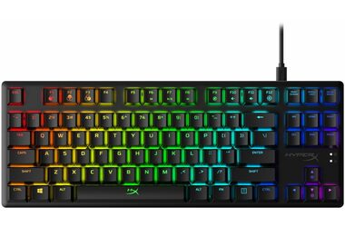 HyperX Alloy Origins Core čierna / Herná klávesnica / mechanická / HyperX Blue / US / RGB / USB