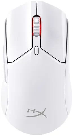 HyperX Pulsefire Haste 2 Wireless biela / Herná bezdrôtová myš / optická / 26000DPI / 6 tlačidiel / USB / BT / 2.4GHz