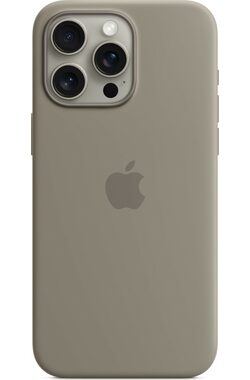 Apple Silikónový kryt s MagSafe pre iPhone 15 Pro Max ílovo šedá