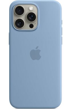 Apple Silikónový kryt s MagSafe pre iPhone 15 Pro Max ľadovo modrá