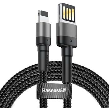 Baseus CALKLF-GG1 Kábel USB-A (M) - Lightning (M) 1 m čierno-šedá