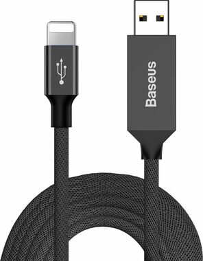 Baseus CALYW-01 Kábel USB-A (M) - Lightning (M) 1.2 m čierna