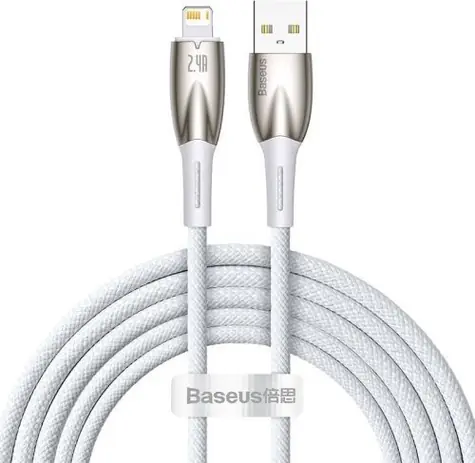 Baseus CADH000202 Kábel USB-A (M) - Lightning (M) 1 m biela 