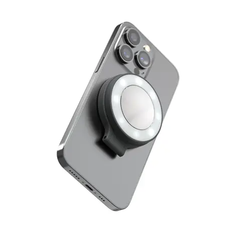ShiftCam SnapLight čierna / LED svetlo pre smartphony / MagSafe / otočné