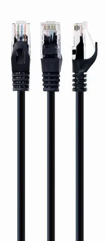 Gembird PP6U-1.5M CAT6 UPT 1.5m čierna / Patch kábel / 8P8C