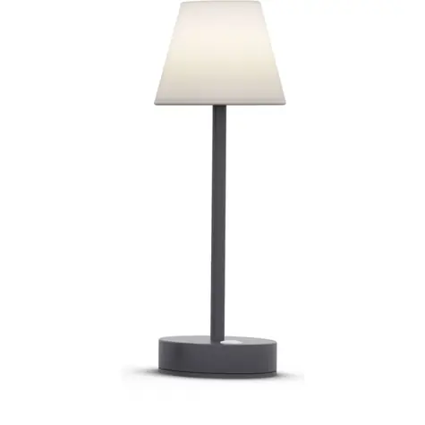 New Garden Lola Slim 30 sivá / Stolová lampa / LED / 2W / 260 lm / Li- ION / IP44