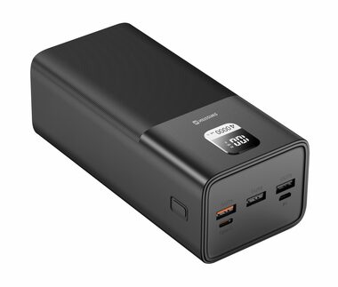 Swissten 22013941 40000 mAh čierna / Power Bank / 5V / 3A / USB-C &amp; USB &amp; micro-USB