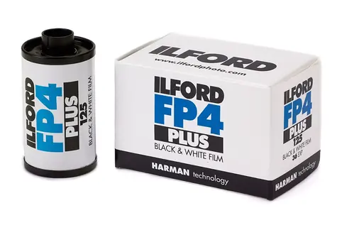 Ilford FP-4 PLUS 135/24 / čiernobiely negatívny film / ISO 125/22°