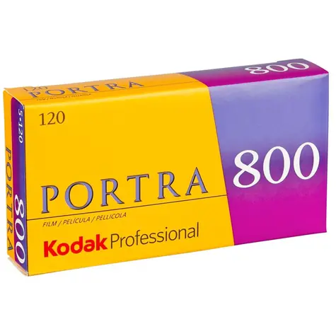 Kodak Professional Portra 800 120 5ks / Farebný negatívny film / ISO 800 
