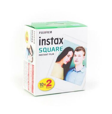 Fujifilm Instax Square Film biely rámček 2x10 ks / Instantný film / 86 x 72 mm / lesklý
