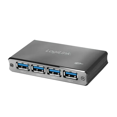 LogiLink UA0282 čierna / USB Hub / 4X USB 3.0