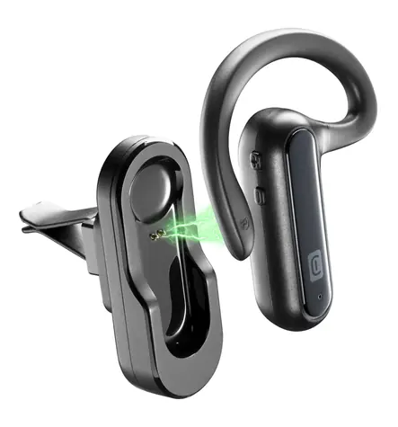 CellularLine CAR FLAT čierna / Handsfree / Bluetooth / nabíjacia základňa 