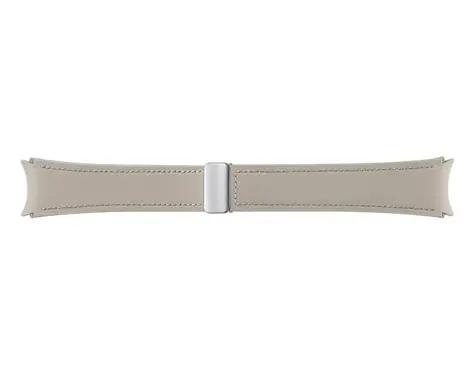 Samsung D-Buckle Hybridný remienok z eko kože 20 mm (S/M) šedo-hnedá