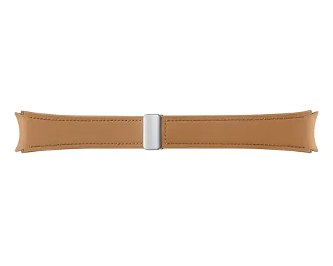 Samsung D-Buckle Hybridný remienok z eko kože 20 mm (S/M) hnedá