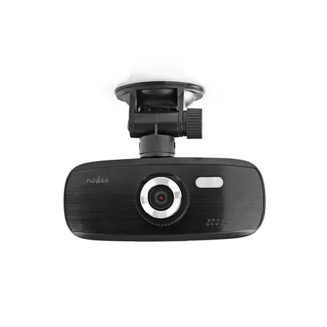 Nedis DCAM20BK - palubná kamera do auta Čierna / Full HD 1080p / 2.7" / Zorný uhol 140 °