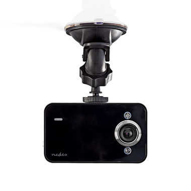 Nedis DCAM05BK - palubná kamera do auta Čierna / HD 720p / 2.4" / Zorný uhol 60 °