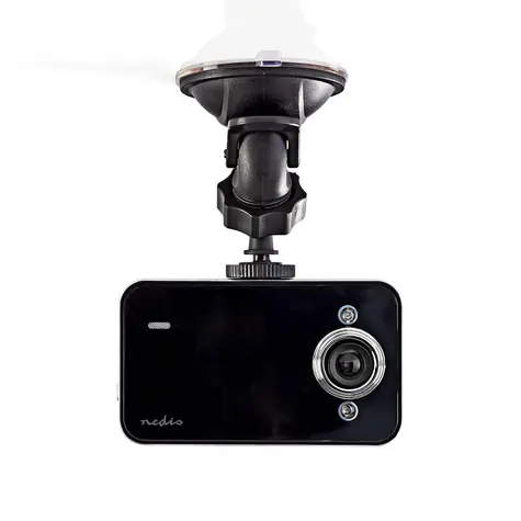 Nedis DCAM05BK - palubná kamera do auta Čierna / HD 720p / 2.4" / Zorný uhol 60 °