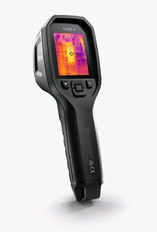 FLIR TG165-X čierna / termokamera / TFT / 1600 x 1200 / 70 mK / USB / eMMC 4 GB / IP 54 / LED