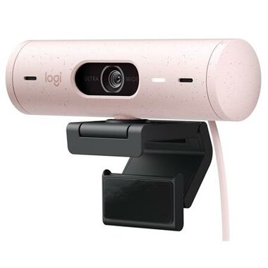 Logitech Brio 500 ružová / Webkamera / FHD / 4x digitálny zoom / duálny mikrofón / USB-C