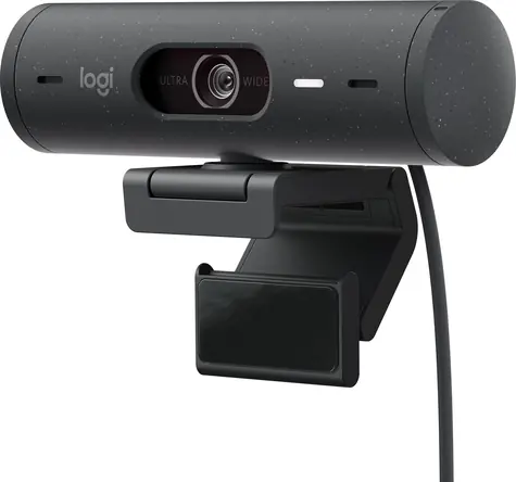 Logitech Brio 500 čierna / Webkamera / FHD / 4x digitálny zoom / duálny mikrofón / USB-C
