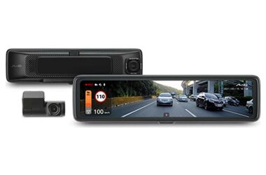 Mio MiVue R850T Dash Cam / Kamera do auta - zrkadlo / GPS / Uhol záberu 130 ° / Nočné videnie / G-senzor / Wi-Fi / microSD