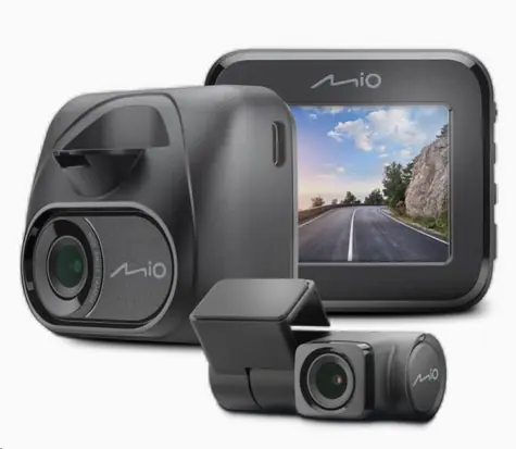 Mio MiVue C595W Dual - zadná kamera čierna / FullHD / 2.0" LCD / GPS / Wi-Fi / CMOS / microSD