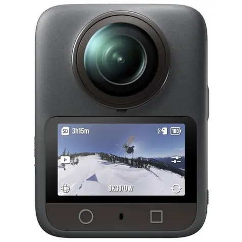 DJI OSMO 360 Adventure Combo sivá / Outdoorová kamera / 8K / 360° / microSD / Wi-Fi / príslušenstvo
