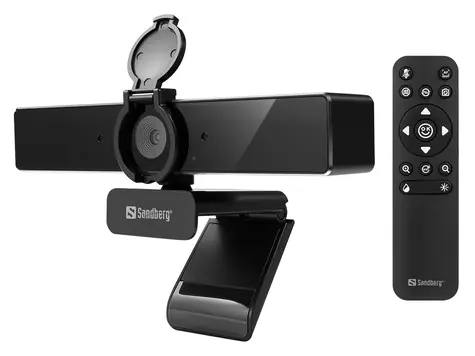 Sandberg USB-C/A Webcam Pro Remote 4K čierna / webkamera / 3840x2160 