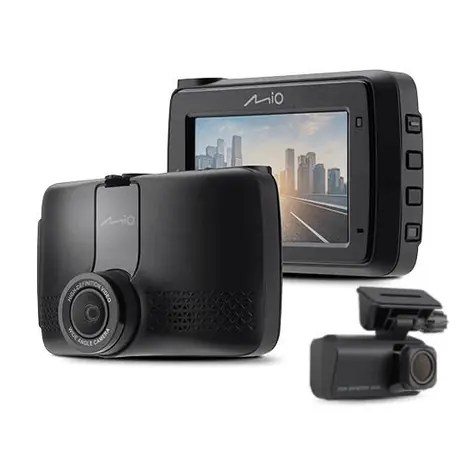 Mio MiVue 903WD Pre Dual / Kamera do auta / 2560 x 1440 / WQHD / 2.7" LCD / Uhol záberu 140 ° / GPS / Wi-Fi / G-senzor / 
