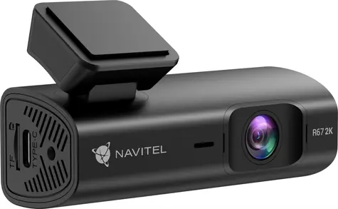 Navitel R67 2K čierna / Kamera do auta / 2560x1440 / 0.96 "/ Wi-Fi / Uhol záberu 140 ° / G-senzor / microSD