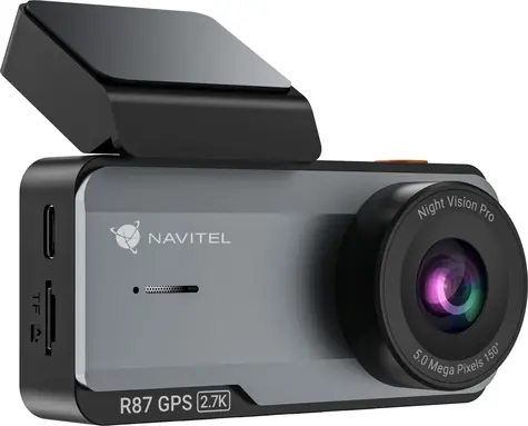 Navitel R87 GPS čierna / Kamera do auta / 2592x1944 / 3.7" IPS / Uhol záberu 150 ° / Wi-Fi / Night Vision / G-senzor / mic