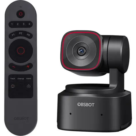 OBSBOT Tiny 2 Lite Remote Combo PTZ čierna / Webkamera / 1920 x 1080 / USB 