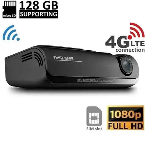 Thinkware T700 čierna / Kamera do auta / 1920 x 1080 / Full HD / LTE / Wi-Fi / microSD