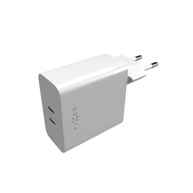 FIXED Sieťová nabíjačka 65W s USB-C výstupom a podporou PD biela