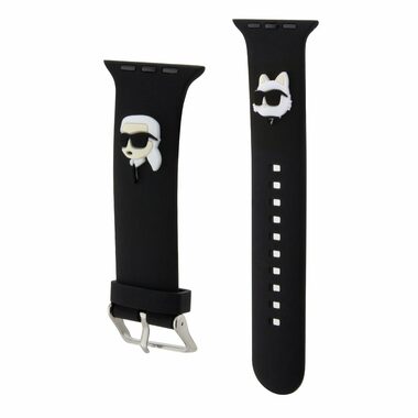 Karl Lagerfeld Karl and Choupette Head NFT Remienok pre Apple Watch 42/44/45/49 čierna