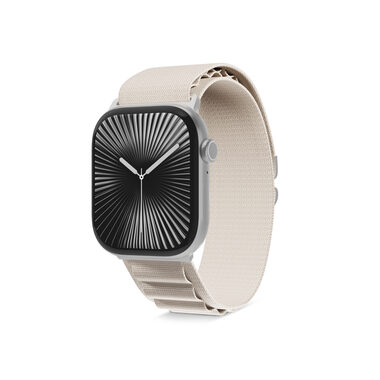 Epico Alpine Nylonový remienok pre Apple Watch 38/40/41/42mm béžová