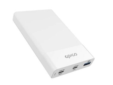 Epico USB-C rýchlonabíjačka do siete 60W biela / 2x USB-C PD 18W / 1x USB-A QC 3.0